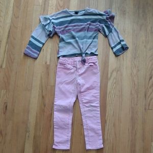 2 for $10 blouse and pink jeans